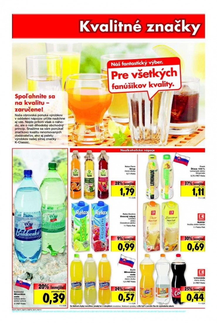 letk Kaufland letk - kvalitn znaky strana 14